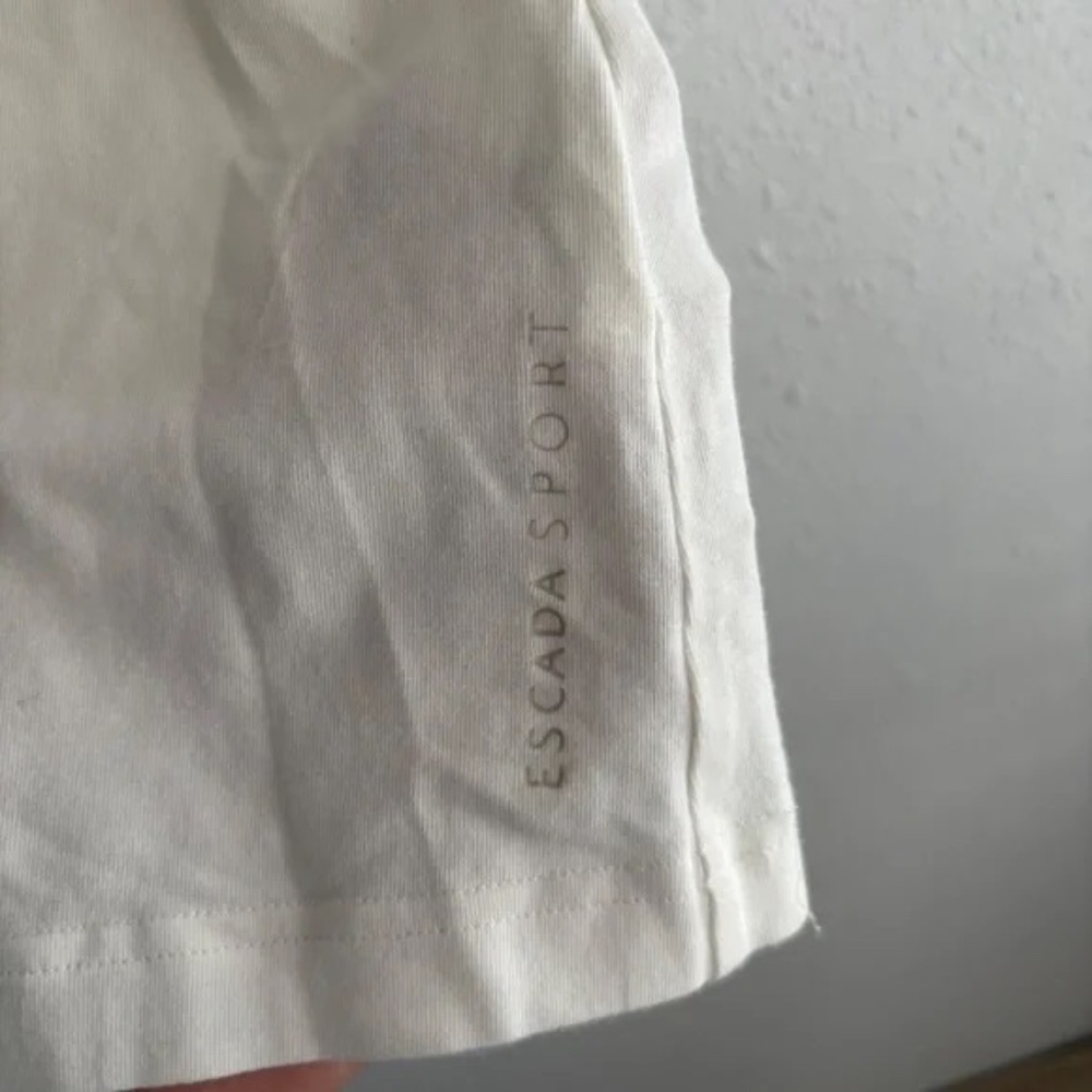 Escada Sport Vintage "Paradise" Sequins Tee Shirt - Picture 2 of 6